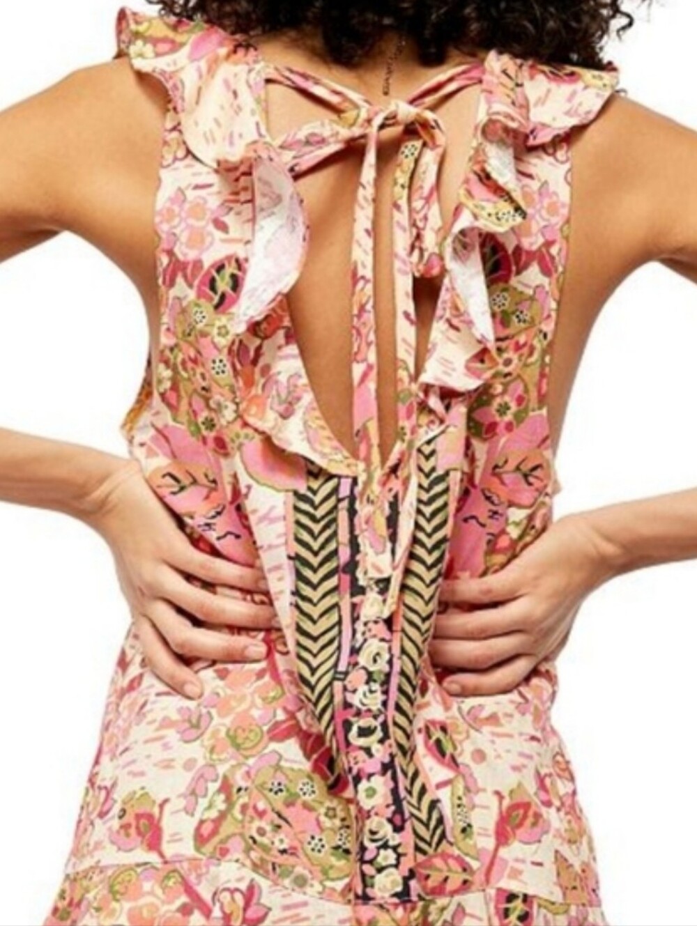 FREE PEOPLE Summer In Tulum  Tunic Size XS - Picture 3 of 14